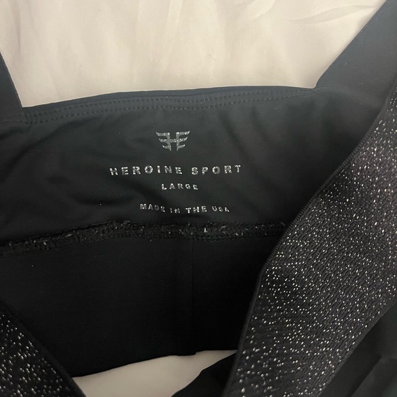 Heroine Sport Black & Sparkle Sportsbra - Picture 3 of 3